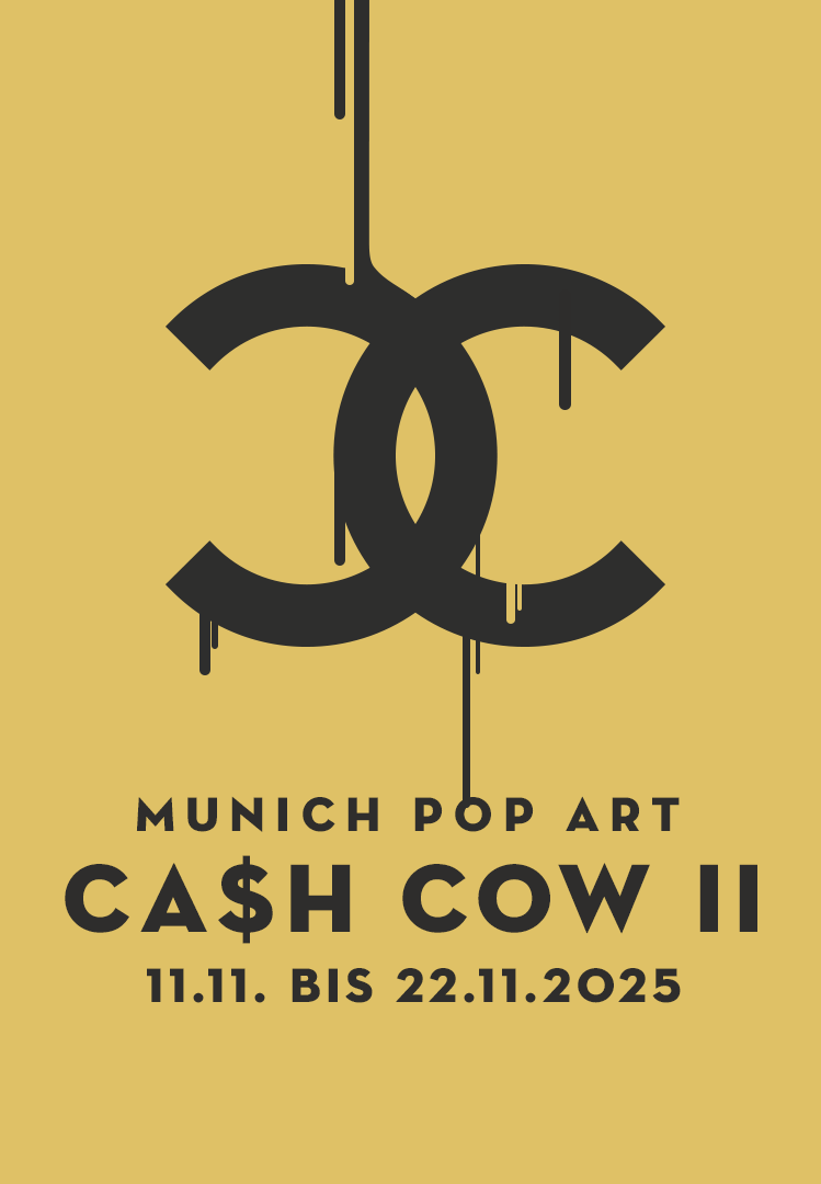 Logo zur Ausstellung Munich Pop Art 2025 - Cash Cow 2